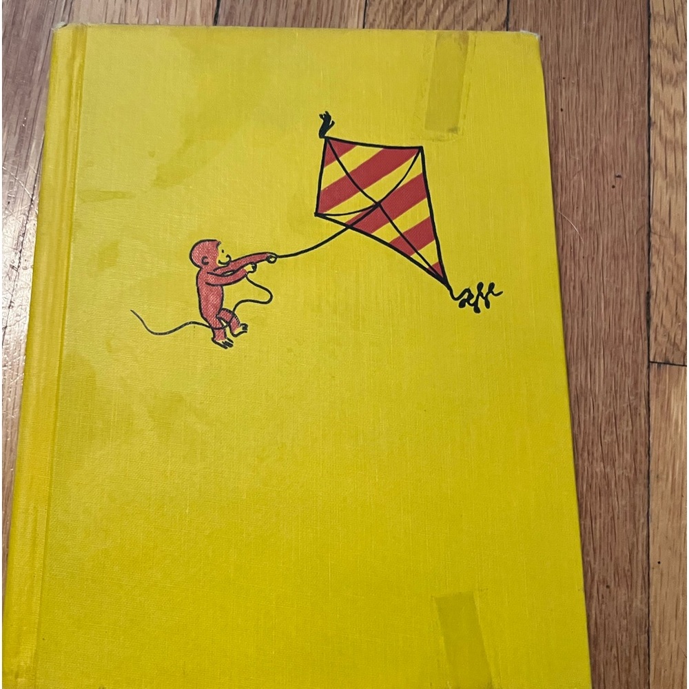 Curious George Flies A Kite by Margaret Rey pictures by HA Rey Vintage